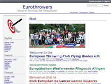 Tablet Screenshot of eurothrowers.org
